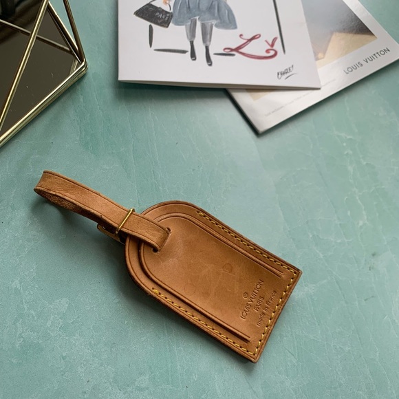 Louis Vuitton Accessories - Authentic Large Luggage Tag Louis Vuitton